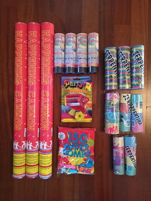 Party supplies new, sealed