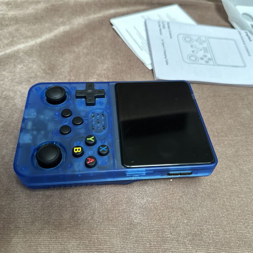 Icy Blue Retro Custom Handheld Console with 14,000+ Roms