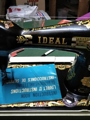 Ideal sewing machine used, needs service and repair