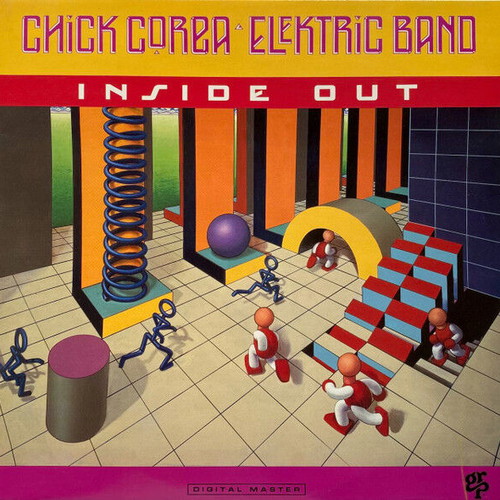 Chick Corea Elektric Band Inside Out vinyl record used, jazz