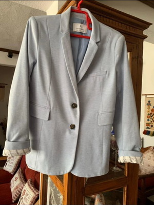 Stradivarius blazer gray-blue like new, size L
