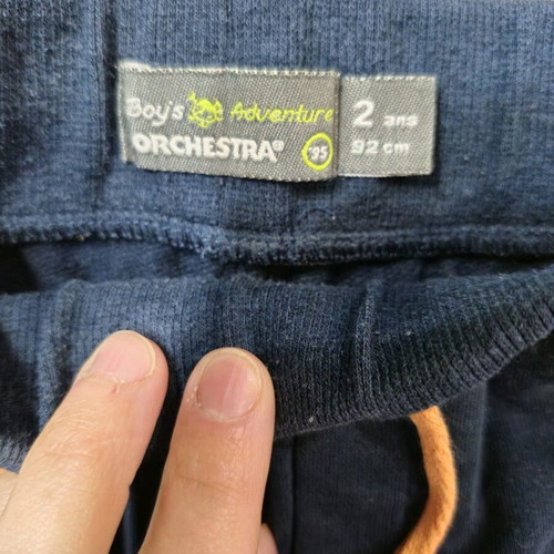 Children's sweatpants used blue Orchestra size 92 cm age 2 years