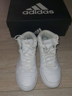 Adidas women's white sneakers boots like new, size 39