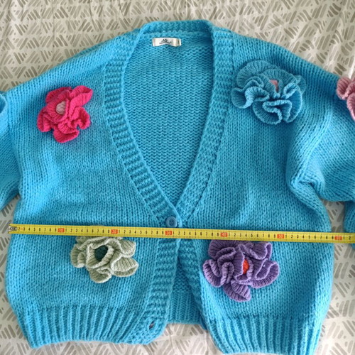 Handmade Mochy women's pullover like new, multicolor, size M