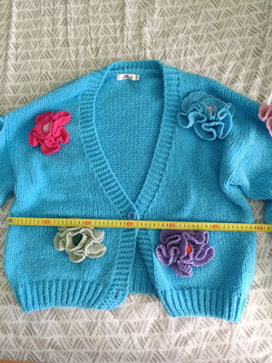 Handmade Mochy women's pullover like new, multicolor, size M