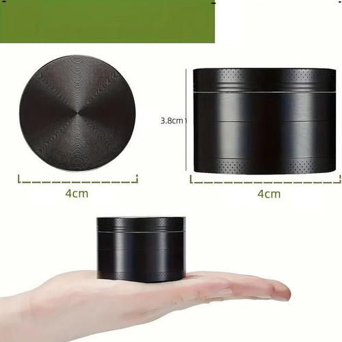 Metal grinder 40mm 4-section green new