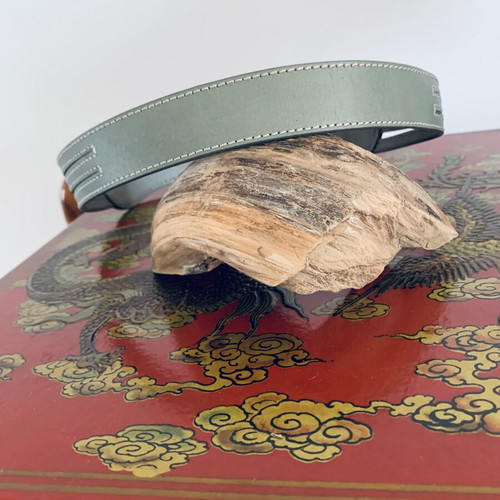 Paul & Joe Sister waist belt new, grey-olive color, size 80
