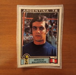 Αυτοκόλλητο Panini Argentina '78 Νο312 Horacio Ballesteros μεταχειρισμένο