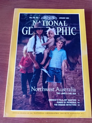 National Geographic Vol 179 No 1 January 1991 magazine used