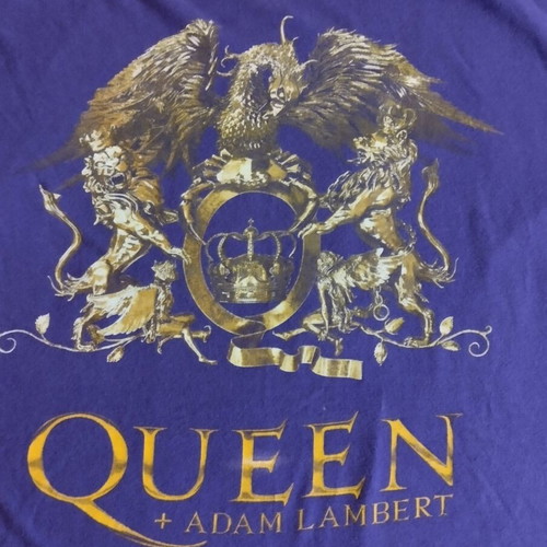 Queen Fashion tour t-shirt, purple, XL
