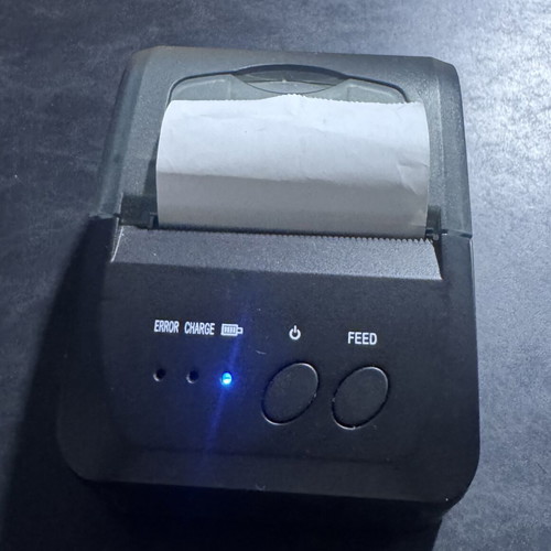 Wireless Portable Rechargeable Receipt Printer and NFC Card Scanner POS like new