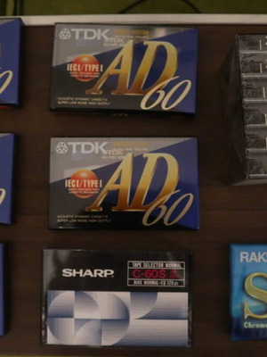 Κασέτες TDK AD60 και CD-R EMTEC καινούργια, σφραγισμένα