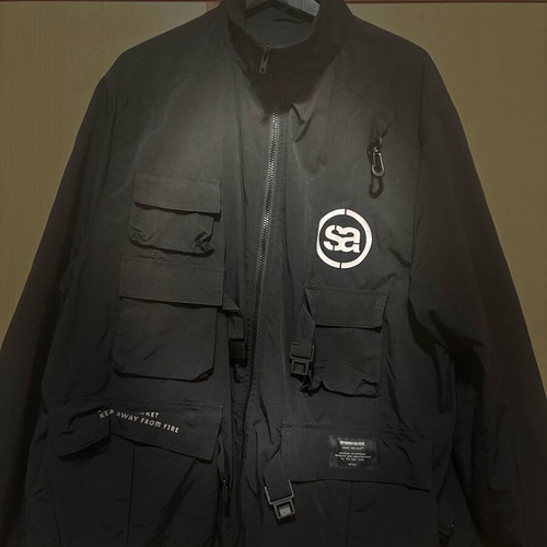 Sneakaces Black Utility Jacket XL like new