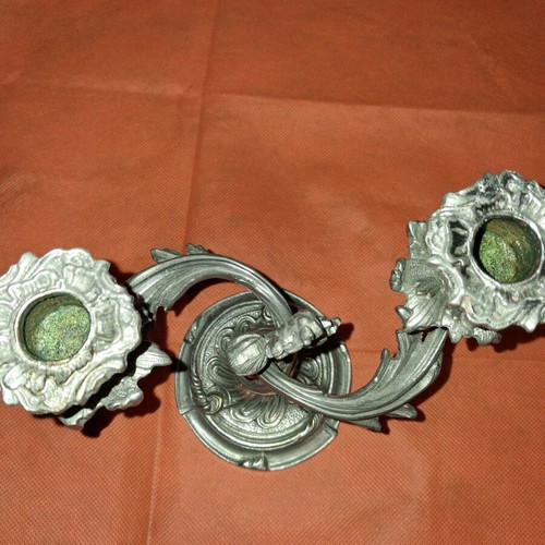 Vintage 2-Seat Candlestick Used, Made of Bronze