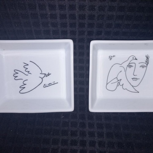 Pablo Picasso bowls set of 2 used, limited edition 2006