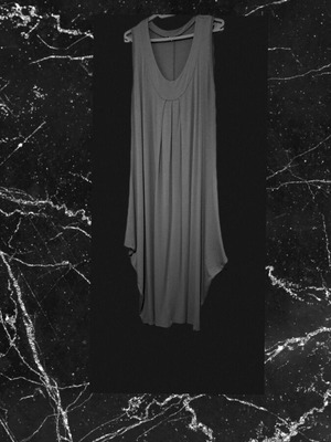 Long dress new, gray, size M