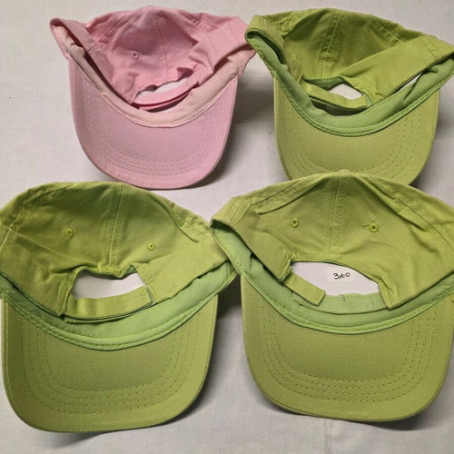 Sol's Sunny kids children's hats new, pack of 4, pink and green