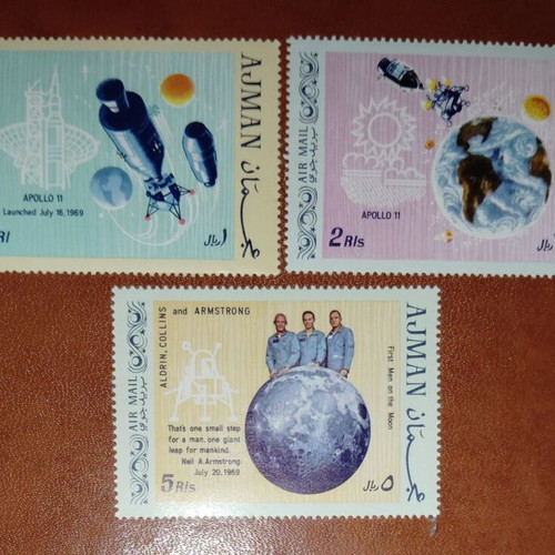 Ajman stamps new, space series from United Arab Emirates