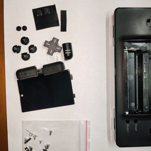 Κέλυφος Nintendo DS Lite μεταχειρισμένο, original ευρωπαϊκή έκδοση, μαύρο