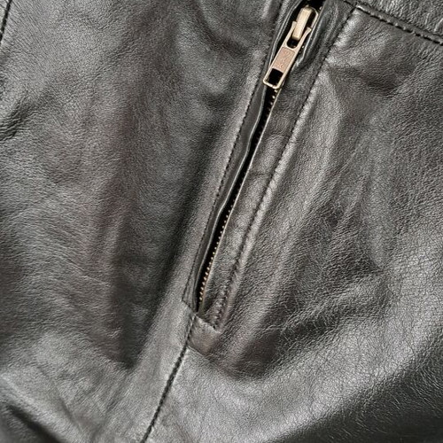 Vila black lamb leather skirt like new no. SM