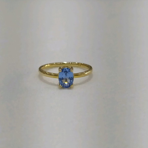 Gold 14k ring with topaz new
