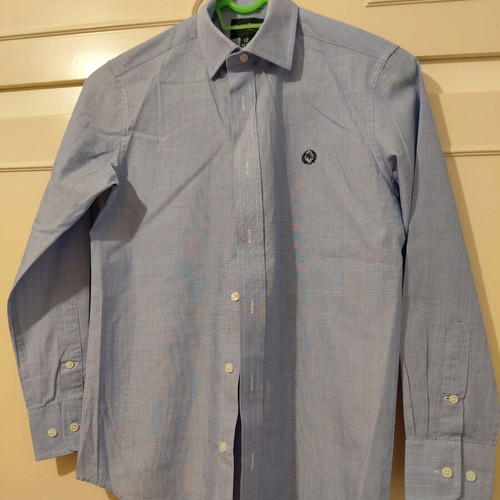 Ralph Lauren boys' shirt sky blue size 12 like new