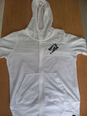 Ζακέτα Nike, άσπρη και μαύρη, μέγεθος S