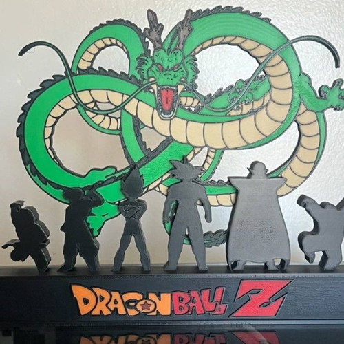 Dragon Ball Z decorative 3D printed new 23 x 18 cm