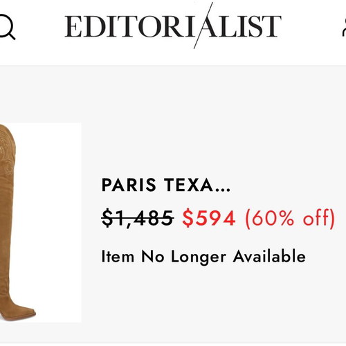 Paris Texas Dakota μπότες πάνω από το γόνατο νέες, δέρμα calf suede, μέγεθος 37
