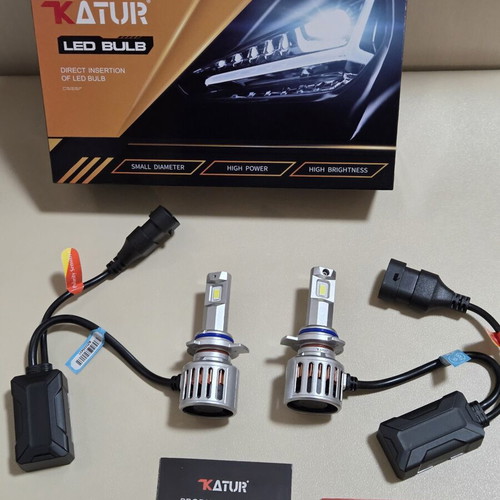 KATUR HIR2 9012 LED headlight bulb, 200W, 40000LM, 6000K, 2 pcs