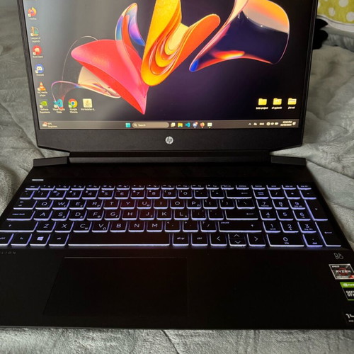 Hp Pavilion 15 gaming laptop used with Ryzen 5 5600H, 16GB RAM, GTX 1650, 512GB SSD