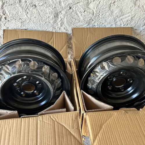 Toyota 15” steel rims new, set of 2 with bolts