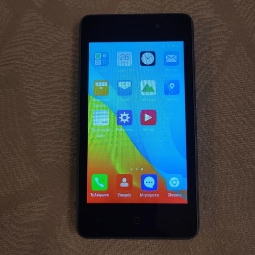 Leagoo smartphone used, black, memory card included
