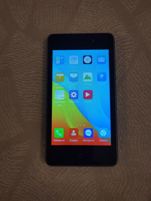 Leagoo smartphone used, black, memory card included