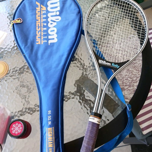 Wilson Rally tennis racket used in fair condition