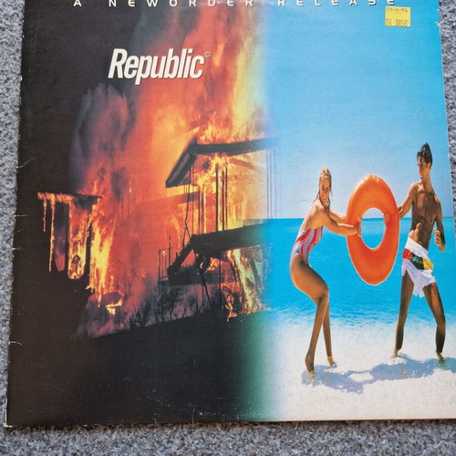 New Order Republic LP vinyl used