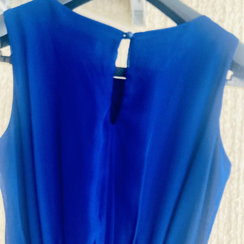 Mini dress electric blue size 38 like new
