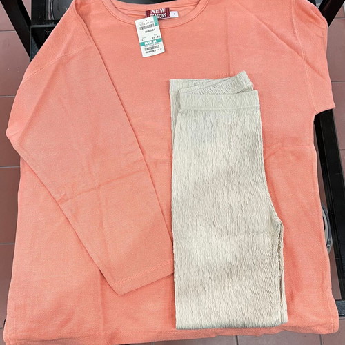 Set of leggings and blouse S new, white