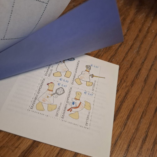 Olympic Games ELTA 2003 Collectible Souvenir Booklet Athens 2004