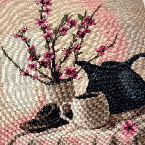 Handmade embroidery 24 x 26 cm