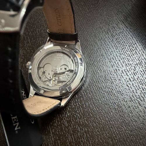 Citizen Automatic Watch NY4058-01E new, black and silver
