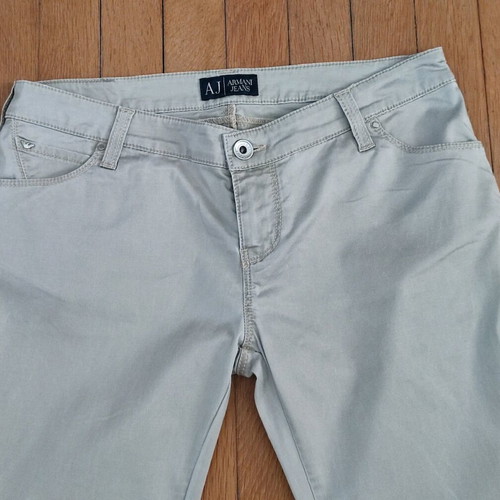 Armani Jeans gray straight-leg pants size 26 like new