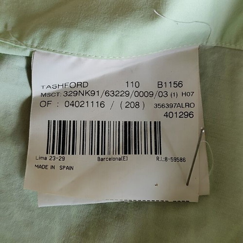 Burberry men's long-sleeve shirt mint color size M like new