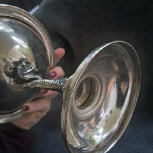 Victorian Revival Silver Plated Fruit Bowl like new