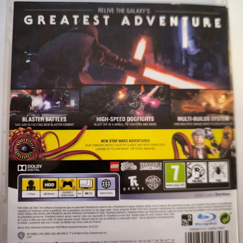 Lego Star Wars The Force Awakens PS3 game used