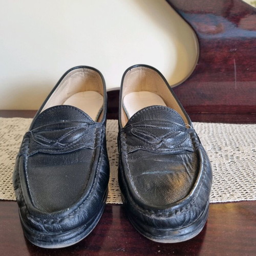 Leather anatomical pumps used, size 41, black