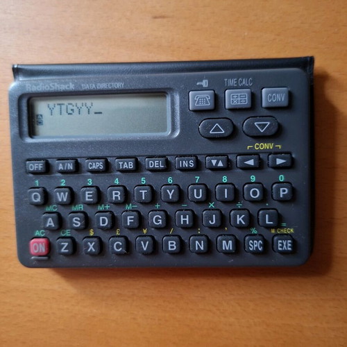 RadioShack EC-388 vintage electronic organizer like new