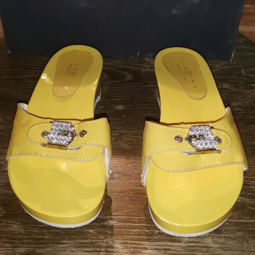 Fiorina women’s yellow sandals new, size 38