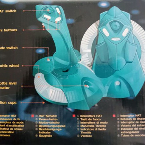 QuickShot QS6237 joystick used Robo Warrior with game port connection