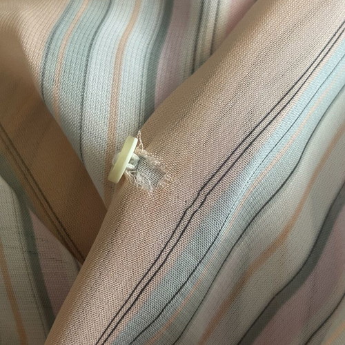 Promod striped blouse with flared sleeves, 100% viscose, size L